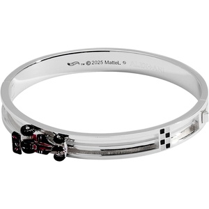 image:imageAlex and Ani Hot Wheels Bracelets  Moveable Enamel Charms Checkered Flag Motif Adjustable Stackable Designs Ideal Gift for WomenMoveable Racecar Hinge Bangle