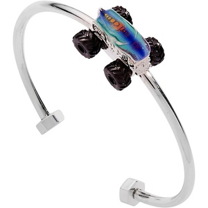 image:imageAlex and Ani Hot Wheels Moveable Cuff BraceletsMega Wrex Cuff Shiny Silver