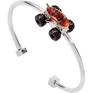 image:imageAlex and Ani Hot Wheels Moveable Cuff BraceletsTiger Shark Cuff Shiny Silver