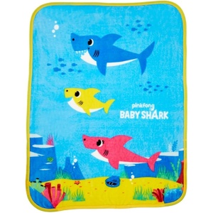 image:imageFranco Kids Bedding Super Soft Micro Raschel Throw 46 in x 60 in Hot WheelsBaby Shark  Yellow