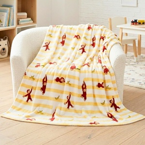 image:imageFranco Kids Bedding Super Soft Micro Raschel Throw 46 in x 60 in Hot WheelsCurious George