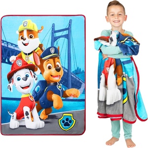 image:imageFranco Kids Bedding Super Soft Micro Raschel Throw 46 in x 60 in Hot WheelsPaw Patrol