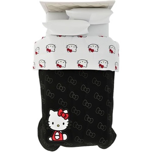 image:imageFranco Kids Bedding Super Soft Microfiber Reversible Comforter TwinFull Hot WheelsHello Kitty