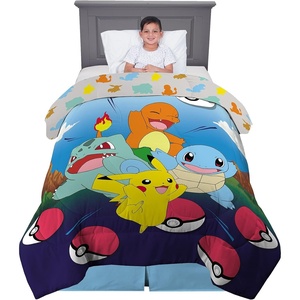 image:imageFranco Kids Bedding Super Soft Microfiber Reversible Comforter TwinFull Hot WheelsPokemon