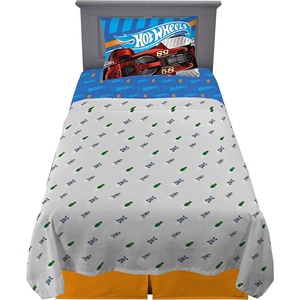 image:imageFranco Kids Bedding Super Soft Sheet Set 4 Piece Full Size Hot WheelsHot Wheels