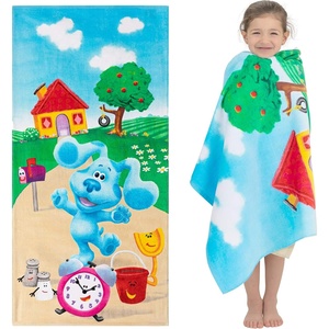 image:imageFranco Kids Super Soft Cotton BathPoolBeach Towel 58 In x 28 In Hot WheelsBlues Clues