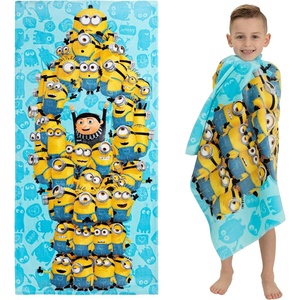 image:imageFranco Kids Super Soft Cotton BathPoolBeach Towel 58 In x 28 In Hot WheelsMinions the Rise of Gru