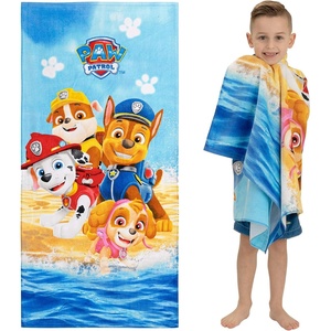image:imageFranco Kids Super Soft Cotton BathPoolBeach Towel 58 In x 28 In Hot WheelsPaw Patrol  Paws in Sand