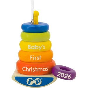 image:imageHallmark Hot Wheels Christmas Ornament Holiday Bone ShakerBabys First Stacker Dated 2026