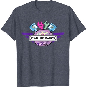 image:imageHot Wheels  Car Repairs TShirtHeather Blue