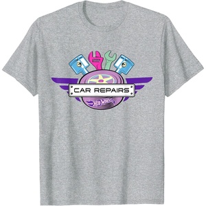 image:imageHot Wheels  Car Repairs TShirtHeather Grey