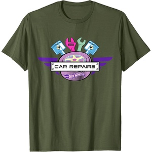 image:imageHot Wheels  Car Repairs TShirtOlive Green