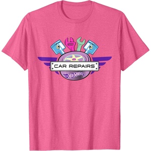 image:imageHot Wheels  Car Repairs TShirtPink Heather