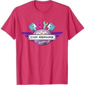 image:imageHot Wheels  Car Repairs TShirtRed Heather