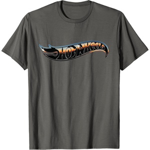 image:imageHot Wheels  Chrome Logo TShirtAsphalt Grey
