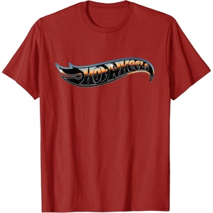 image:imageHot Wheels  Chrome Logo TShirtCranberry Red