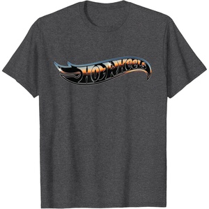 image:imageHot Wheels  Chrome Logo TShirtDark Heather Grey