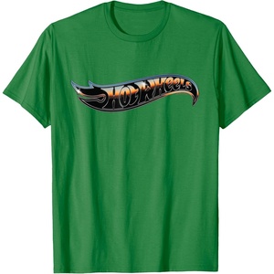 image:imageHot Wheels  Chrome Logo TShirtKelly Green