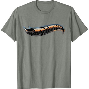 image:imageHot Wheels  Chrome Logo TShirtOlive Heather