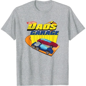 image:imageHot Wheels  Fathers Day Dads Garage TShirtHeather Grey