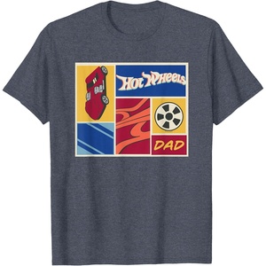 image:imageHot Wheels  Fathers Day Hot Wheels Dad TShirtHeather Blue