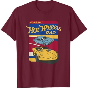 image:imageHot Wheels  Fathers Day Number 1 Dad TShirtBurgundy
