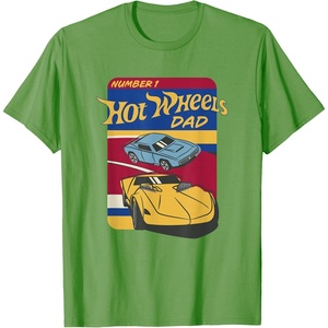 image:imageHot Wheels  Fathers Day Number 1 Dad TShirtGrass Green