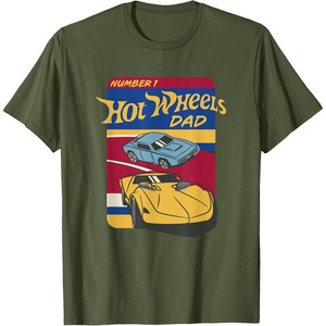 image:imageHot Wheels  Fathers Day Number 1 Dad TShirtOlive Green