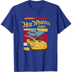 image:imageHot Wheels  Fathers Day Number 1 Dad TShirtRoyal Blue