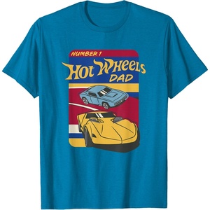 image:imageHot Wheels  Fathers Day Number 1 Dad TShirtSapphire Blue
