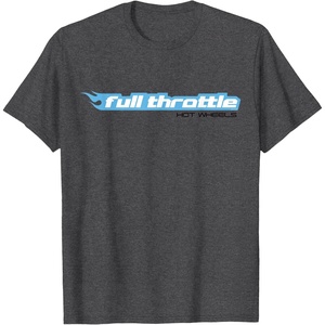 image:imageHot Wheels  Full Throttle Hot Wheels TShirtDark Heather Grey