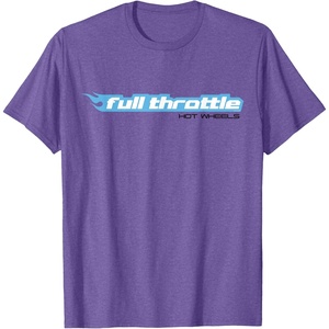 image:imageHot Wheels  Full Throttle Hot Wheels TShirtPurple Heather