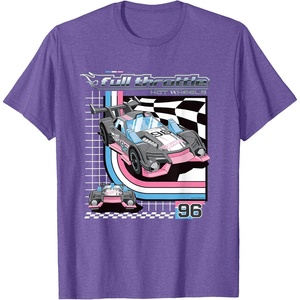 image:imageHot Wheels  Full Throttle TShirtPurple Heather