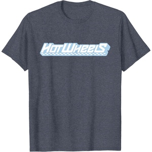image:imageHot Wheels  Grand Prix Logo TShirtHeather Blue