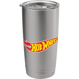 image:imageHot Wheels  Hot Wheels Logo Stainless Steel Insulated TumblerBrushed Steel