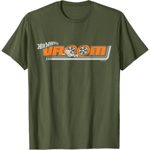 image:imageHot Wheels  Orange Vroom TShirtOlive Green