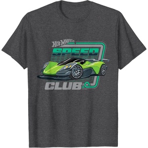 image:imageHot Wheels  Speed Club Full Throttle TShirtDark Heather Grey