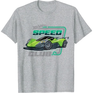 image:imageHot Wheels  Speed Club Full Throttle TShirtHeather Grey