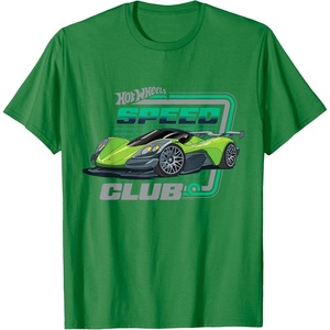 image:imageHot Wheels  Speed Club Full Throttle TShirtKelly Green