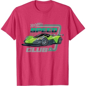 image:imageHot Wheels  Speed Club Full Throttle TShirtRed Heather
