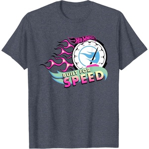 image:imageHot Wheels  Speed Gauge Built for Speed TShirtHeather Blue
