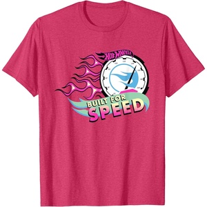 image:imageHot Wheels  Speed Gauge Built for Speed TShirtRed Heather