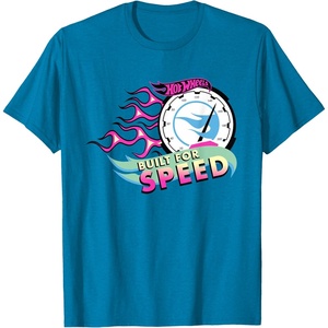 image:imageHot Wheels  Speed Gauge Built for Speed TShirtSapphire Blue