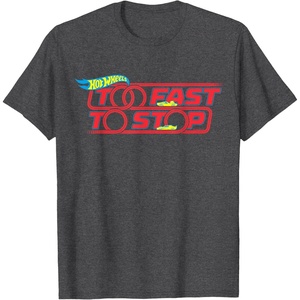 image:imageHot Wheels  Too Fast to Stop TShirtDark Heather Grey