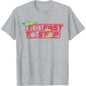 image:imageHot Wheels  Too Fast to Stop TShirtHeather Grey