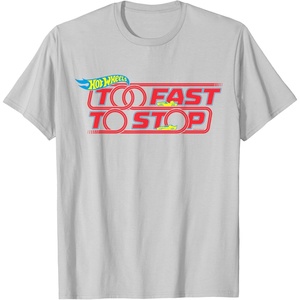 image:imageHot Wheels  Too Fast to Stop TShirtSilver Grey