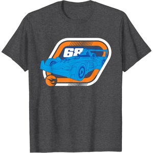 image:imageHot Wheels  Turbo Charged 68 TShirtDark Heather Grey