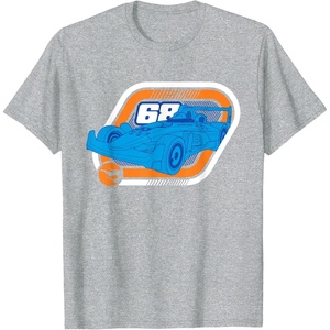image:imageHot Wheels  Turbo Charged 68 TShirtHeather Grey