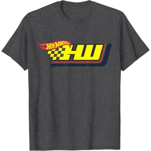 image:imageHot Wheels  Yellow HW TShirtDark Heather Grey