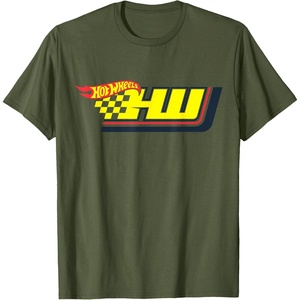 image:imageHot Wheels  Yellow HW TShirtOlive Green